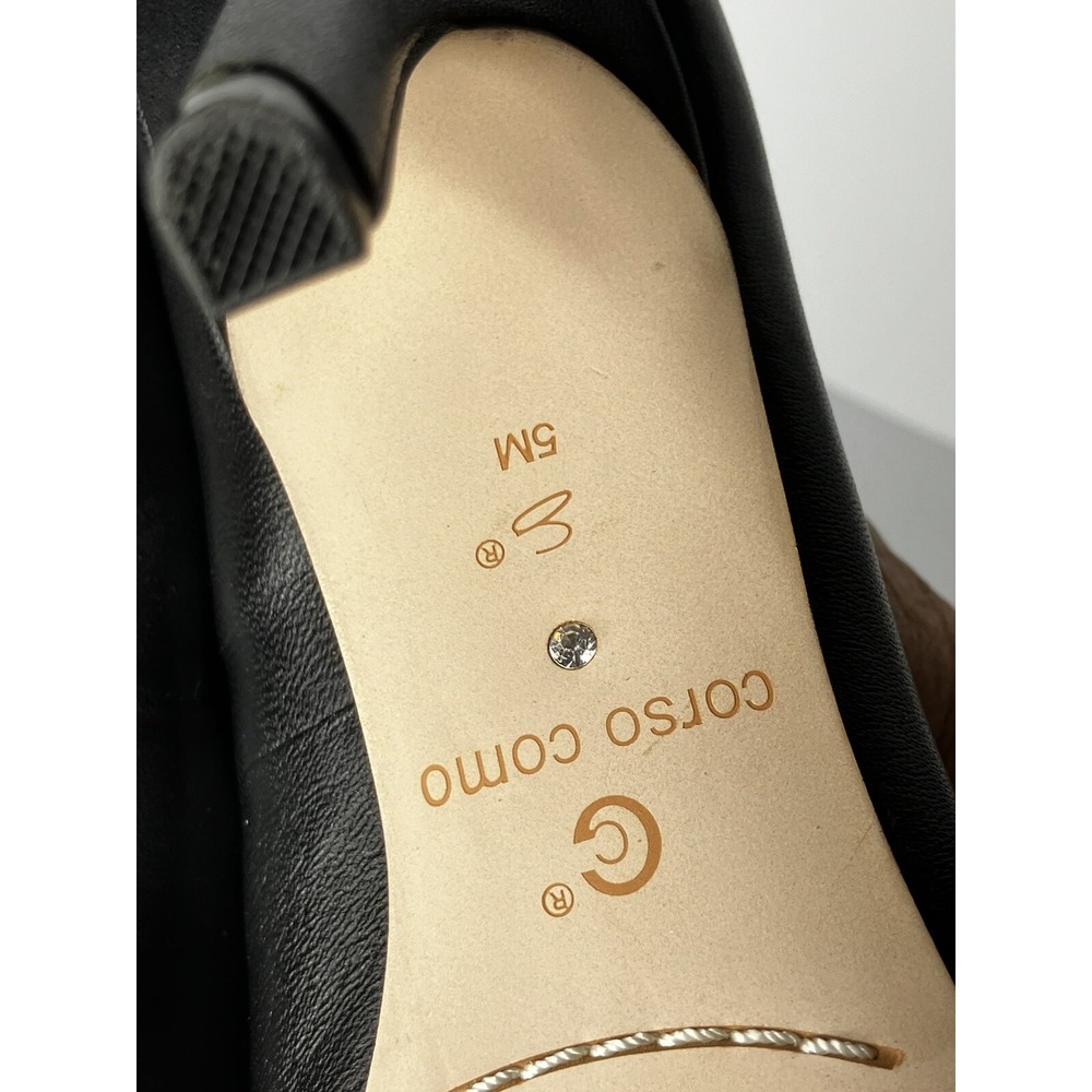 Corso Como CC-Linnden Shoes‎ Sz 5 Black High Heel Pump - Picture 7 of 7
